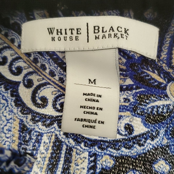 White House Black Market Paisley Dress - Picture 3 of 4